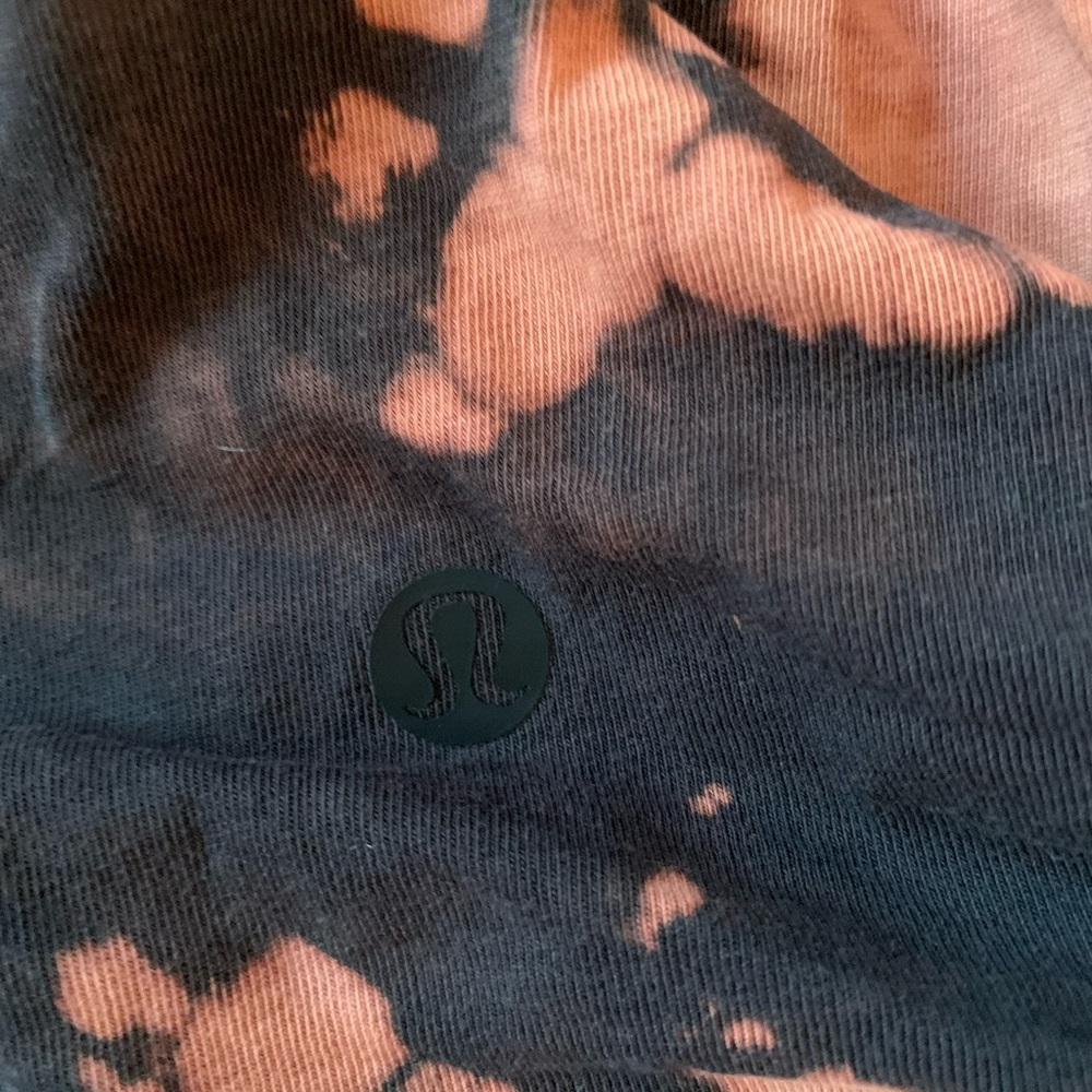Lululemon Athletica Black and Orange Tie-Dye All Tied Up Tank Top size 8 - Picture 4 of 5